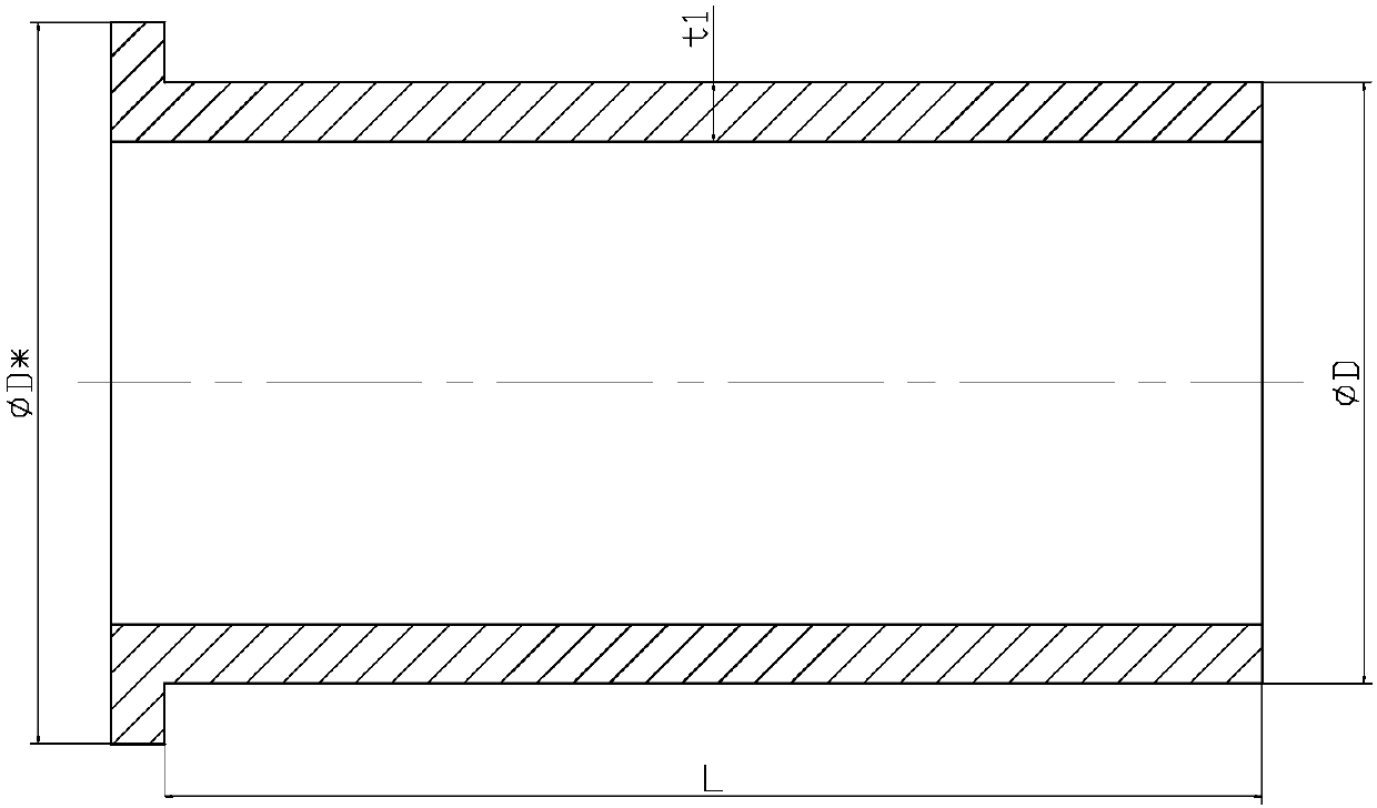 Internal spinning forming method of cylinder body with inner ring reinforcing rib and outer ring reinforcing rib