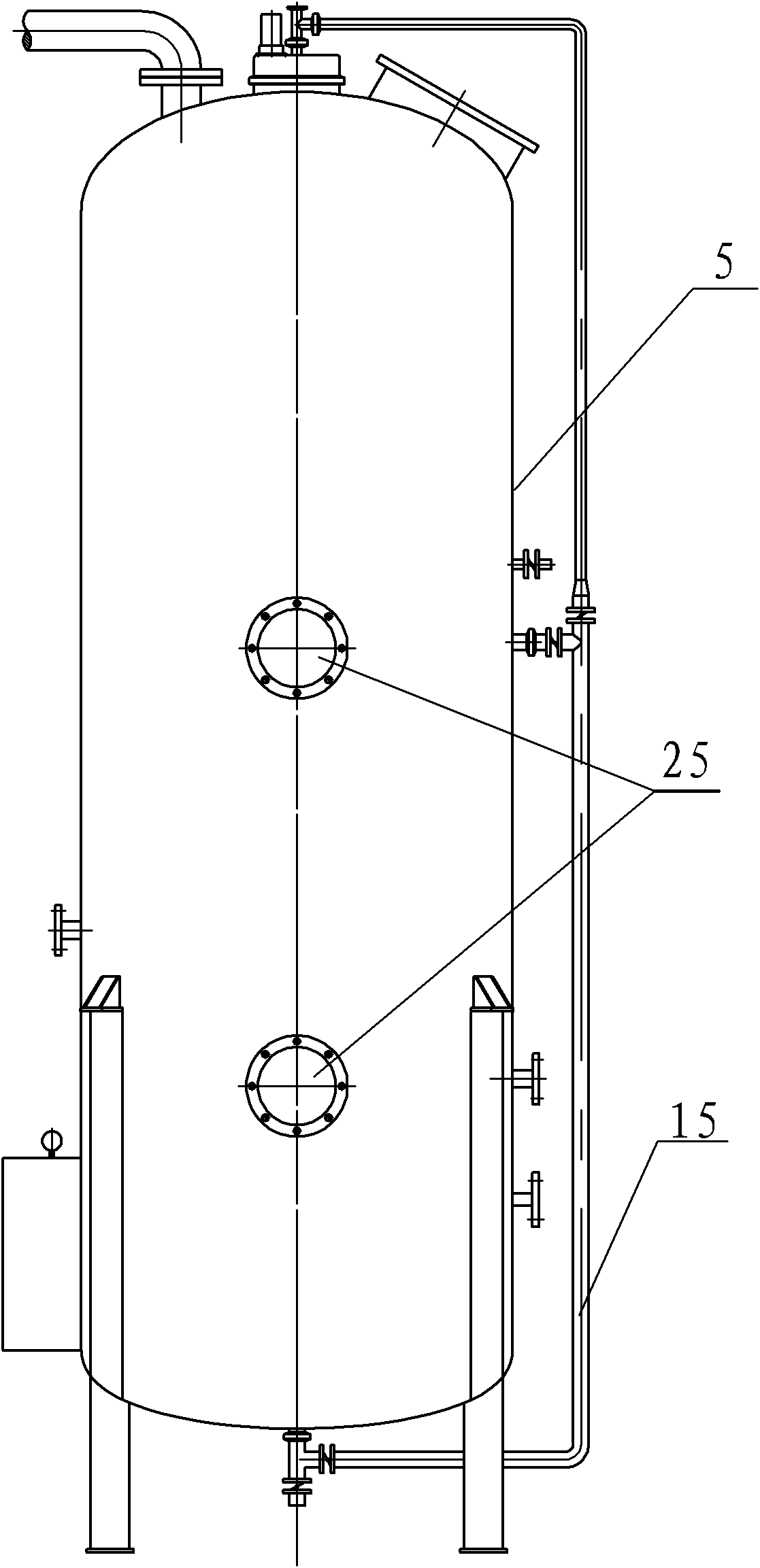 Rotary-distribution and membrane flash specific gravity differential concentration method