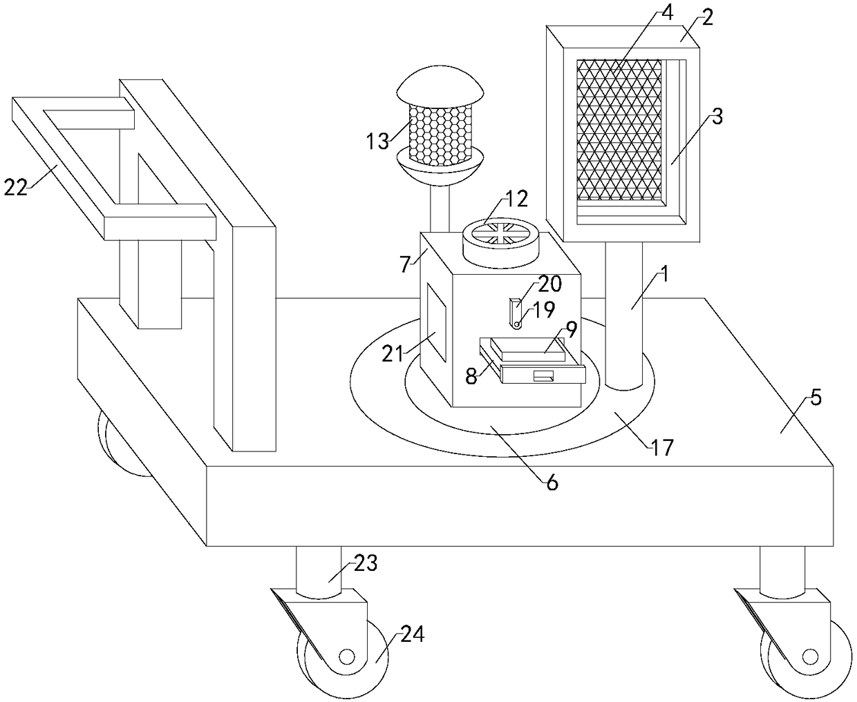 Winged insect catching device