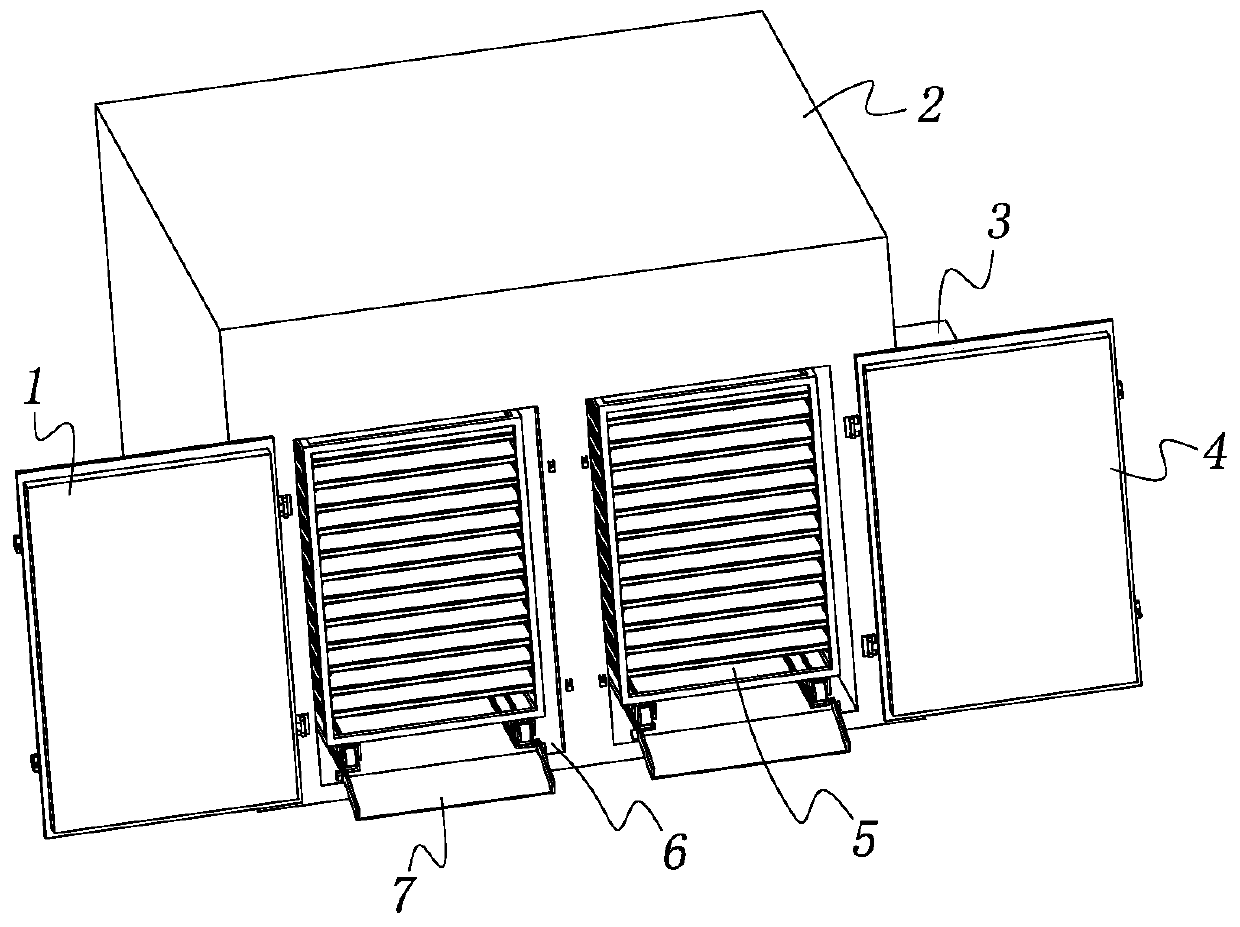 Drying, condensation and dehumidification integrated machine