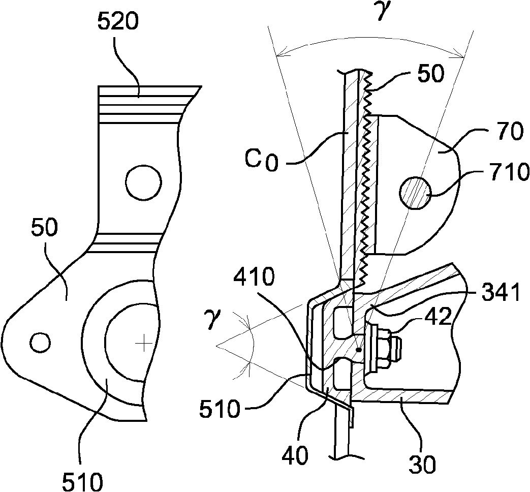 Radome and device for attaching said radome to an aircraft