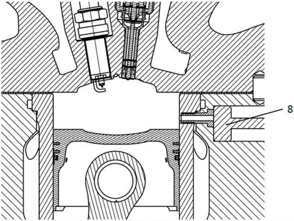 Air cylinder achieving gasoline engine compression ratio continuous variation and work method thereof