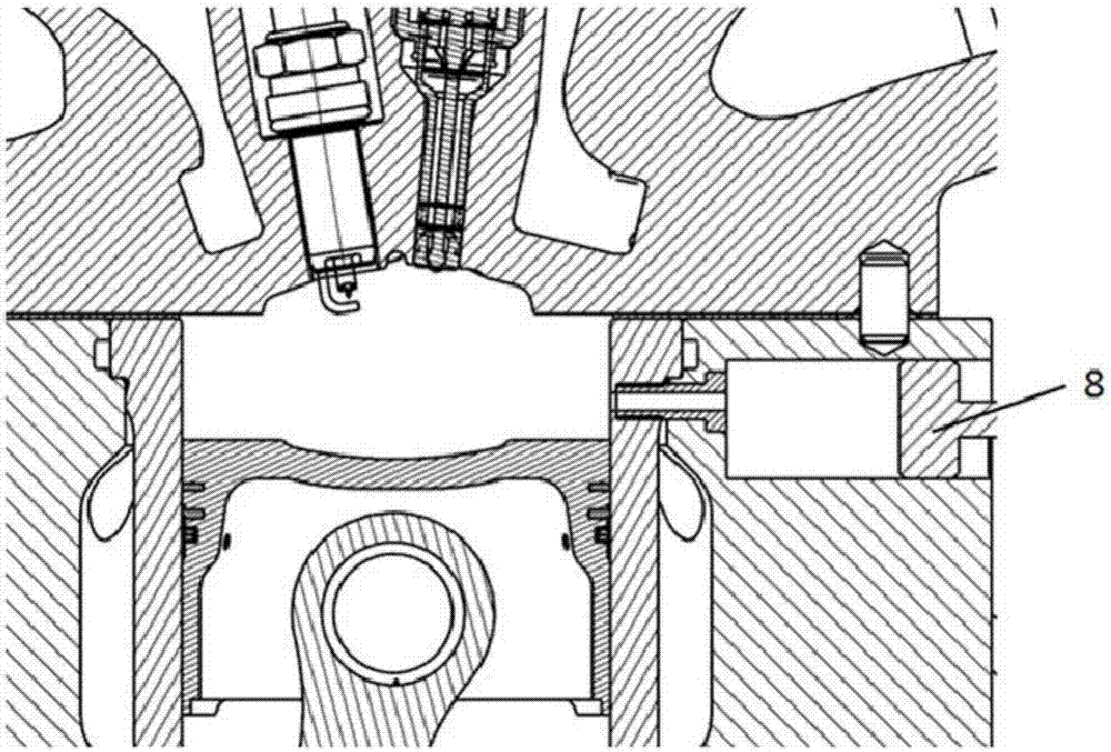 Air cylinder achieving gasoline engine compression ratio continuous variation and work method thereof