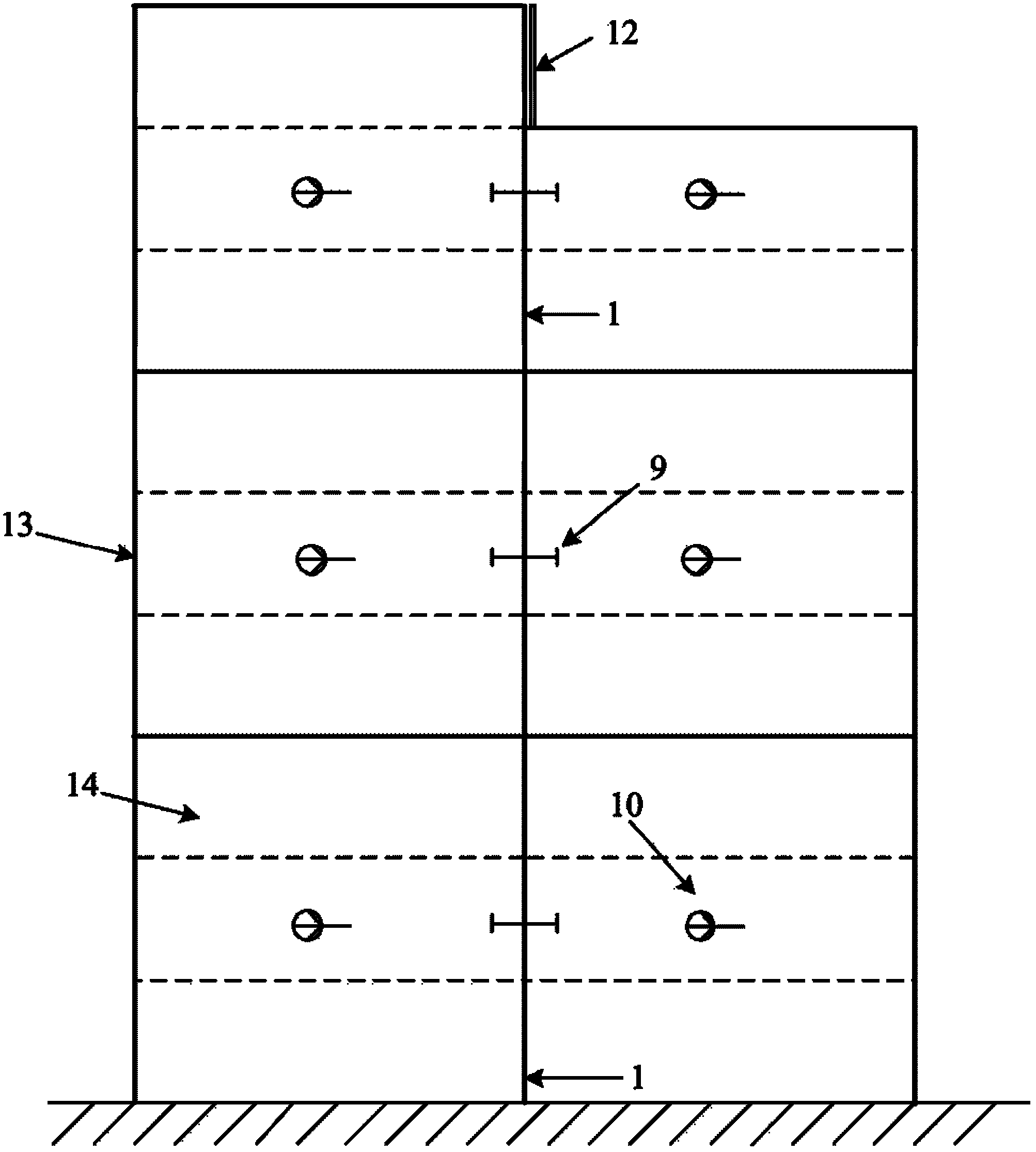 Control method for transverse joint binding strength of concrete dam