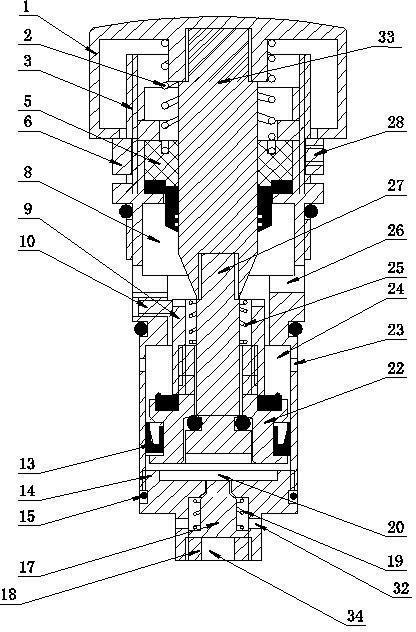 Valve core of delay self-closing water faucet