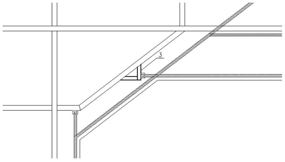 Construction method of stiffened concrete joint overhanging type connecting piece