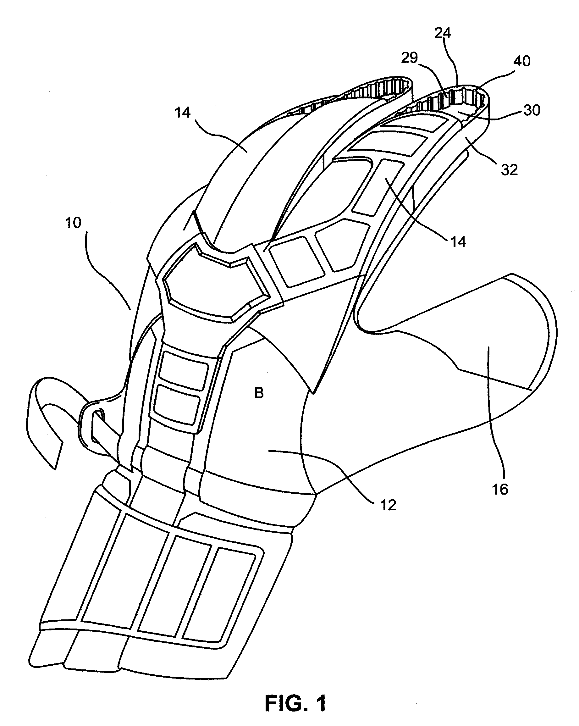 Goalkeeper's glove with protective fingertip extension