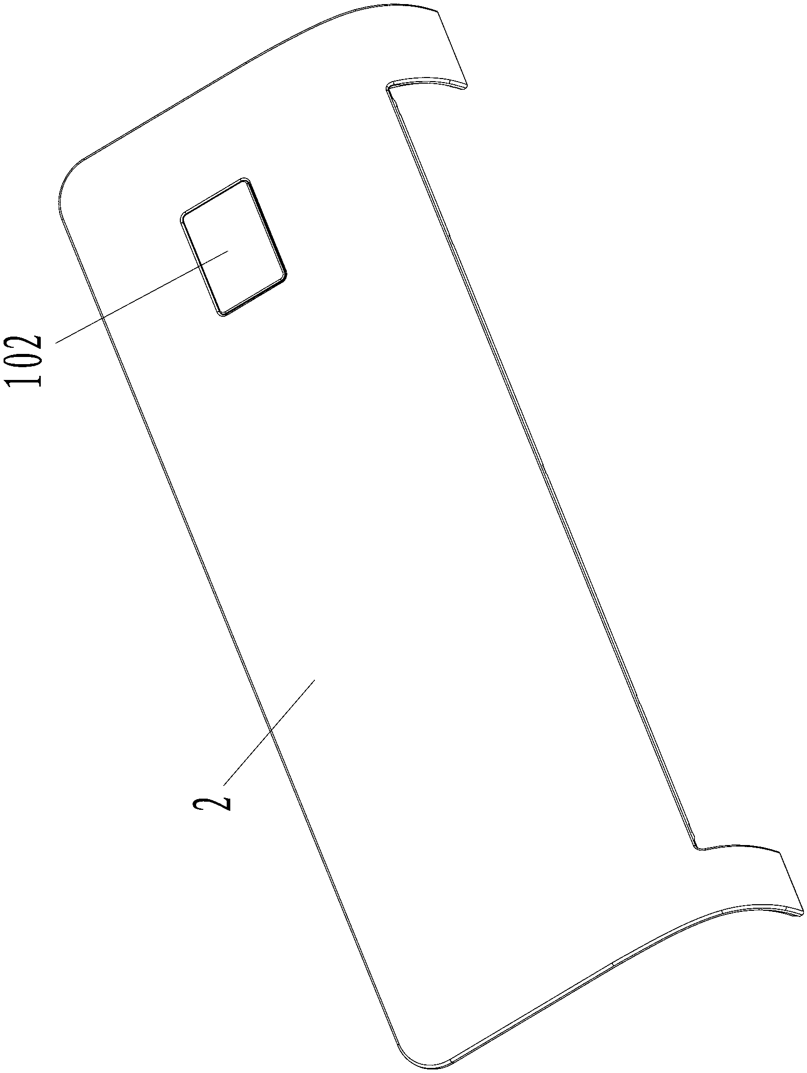 Panel structure of wall-mounted air conditioner