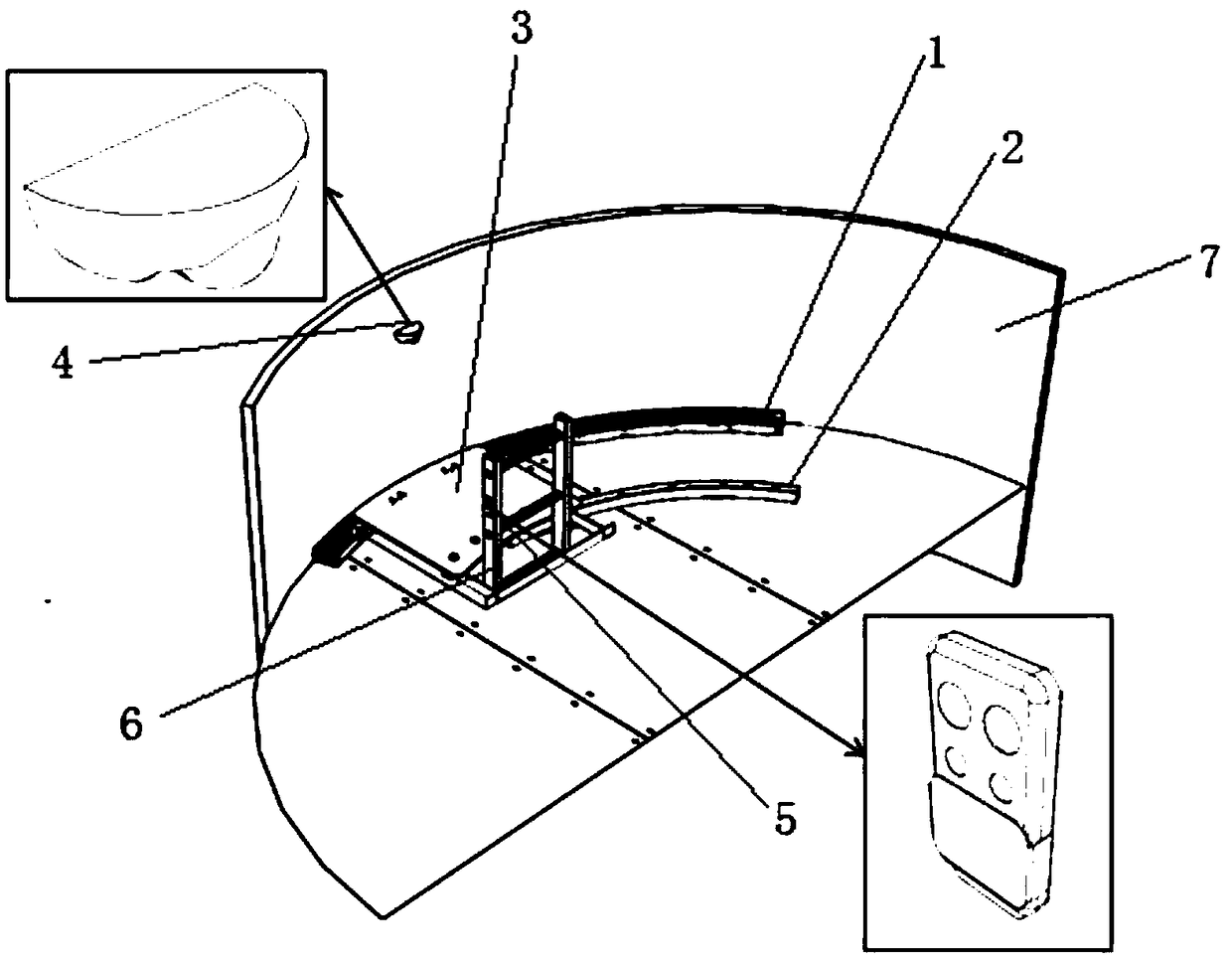 Platform cover plate device and wind turbine generator tower and wind turbine generator comprising same