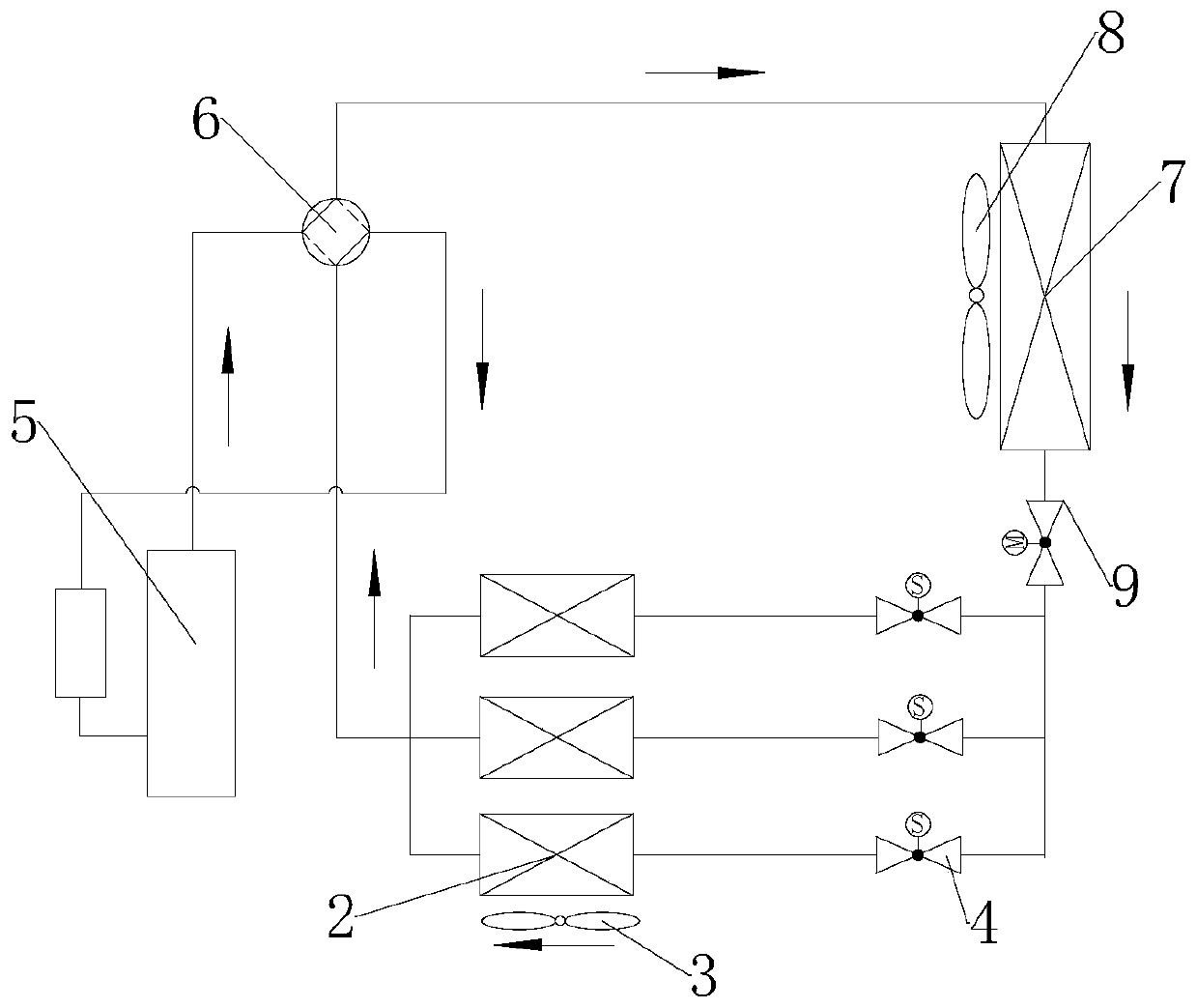 Zone control air conditioner indoor unit, control method and air conditioner unit