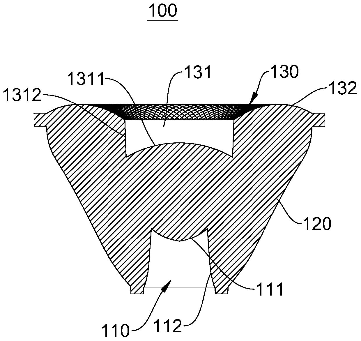 LED lens and lighting device