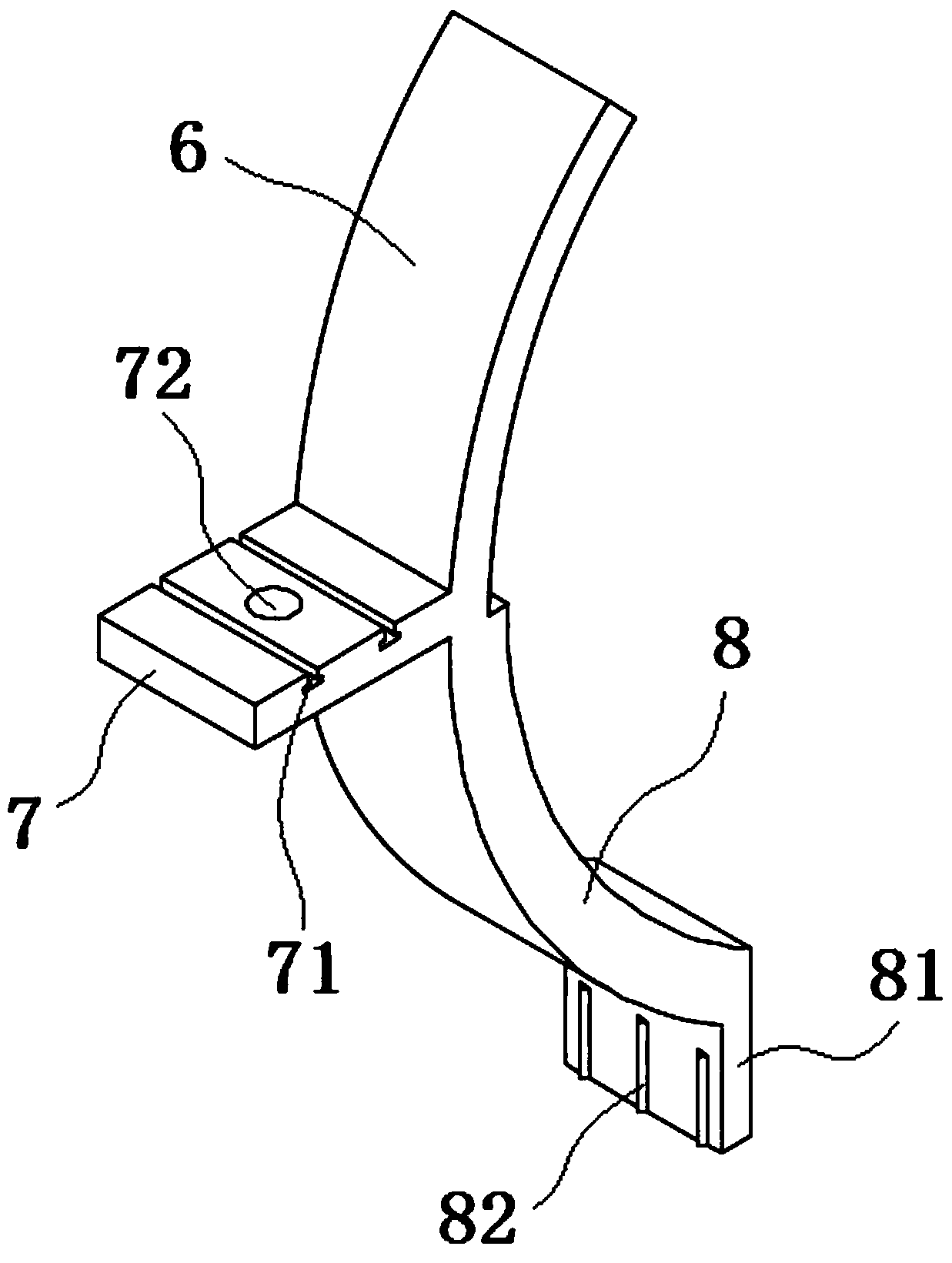 Fixing clamp for wiring tube