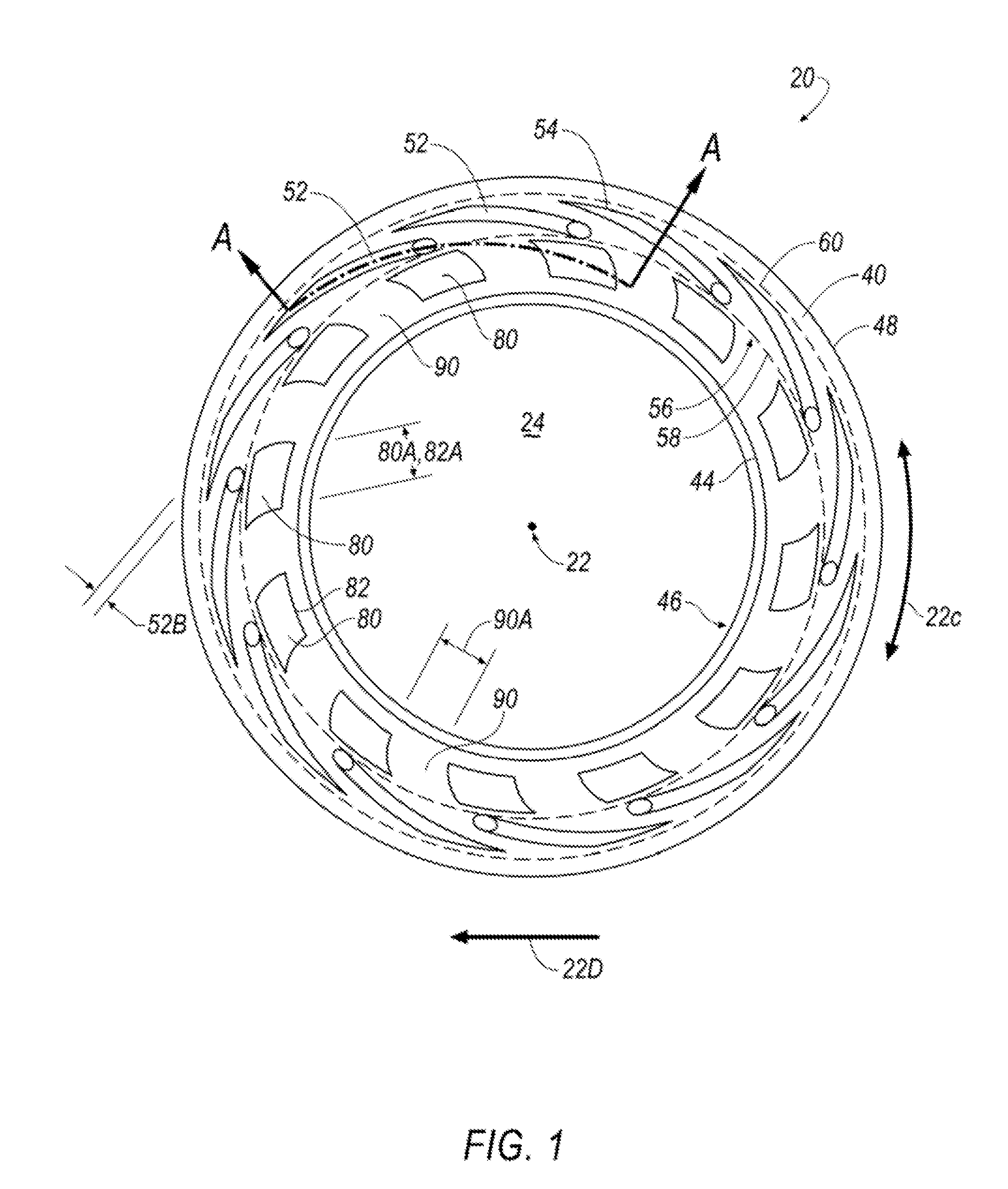 Hydrodynamic mating ring with integrated groove inlet pressure control