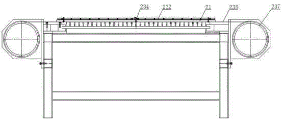 Automatic yarn laying mechanism of glass fiber pultrusion grid continuous production line