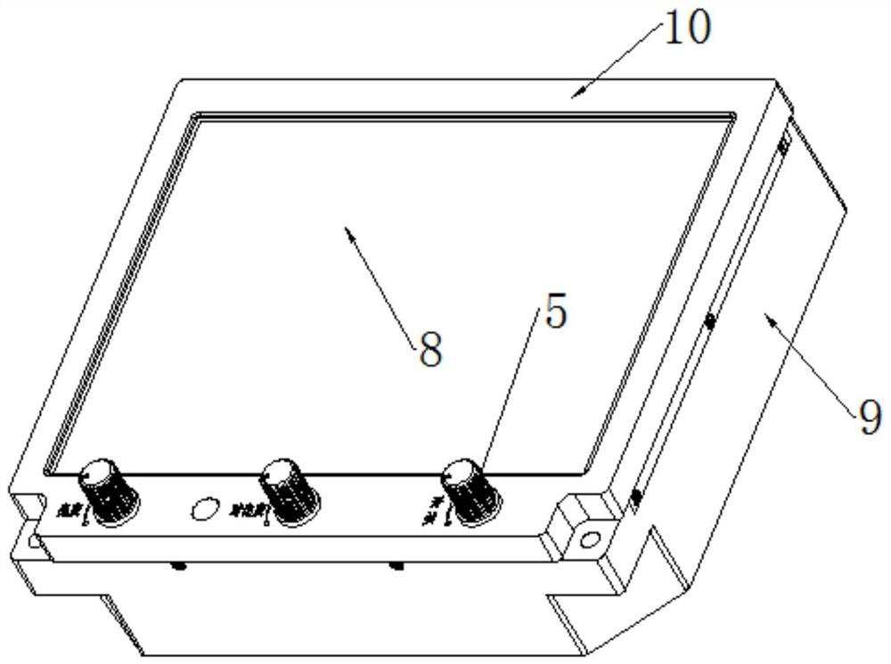 An integrated button light guide panel and display device