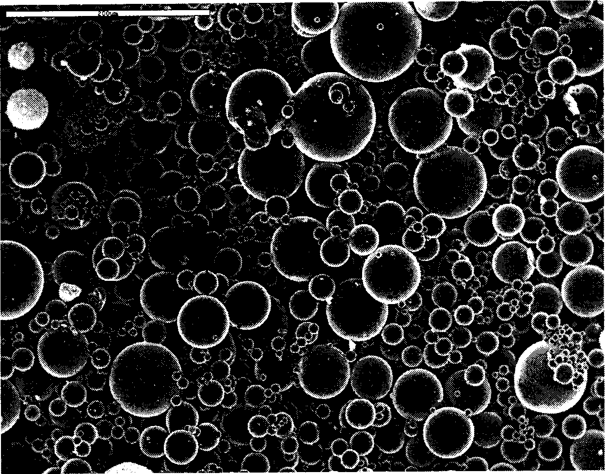 Active-carbon-microball coated metal composition negative polar material and preparing method