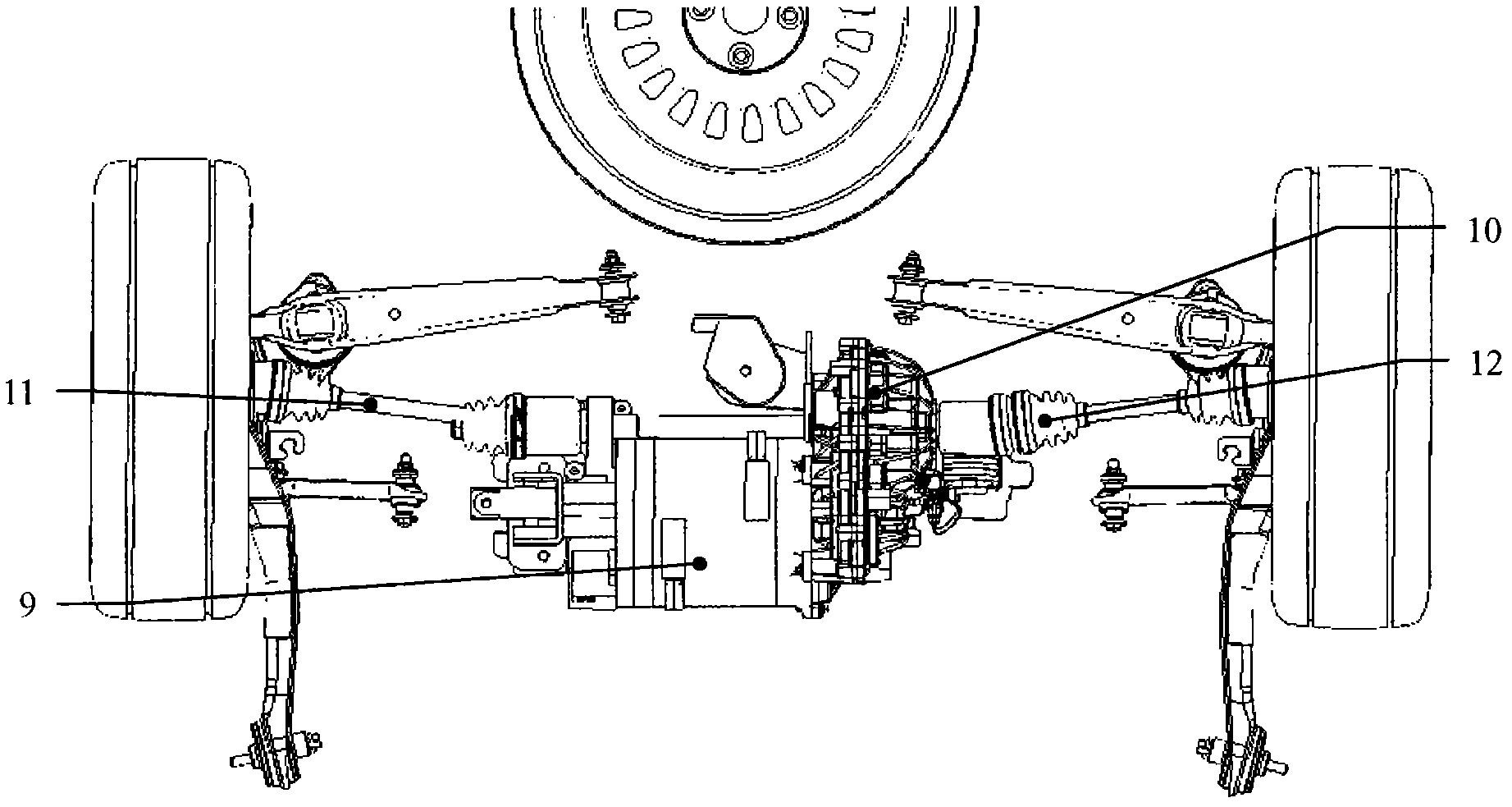 Power assembly system for plug-in hybrid electric vehicle