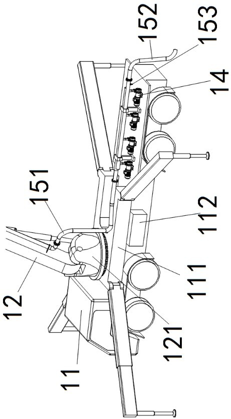 Mobile liquid nitrogen fire extinguishing system and fire extinguishing method thereof