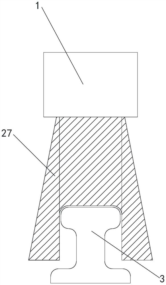 Coal mining machine supporting device