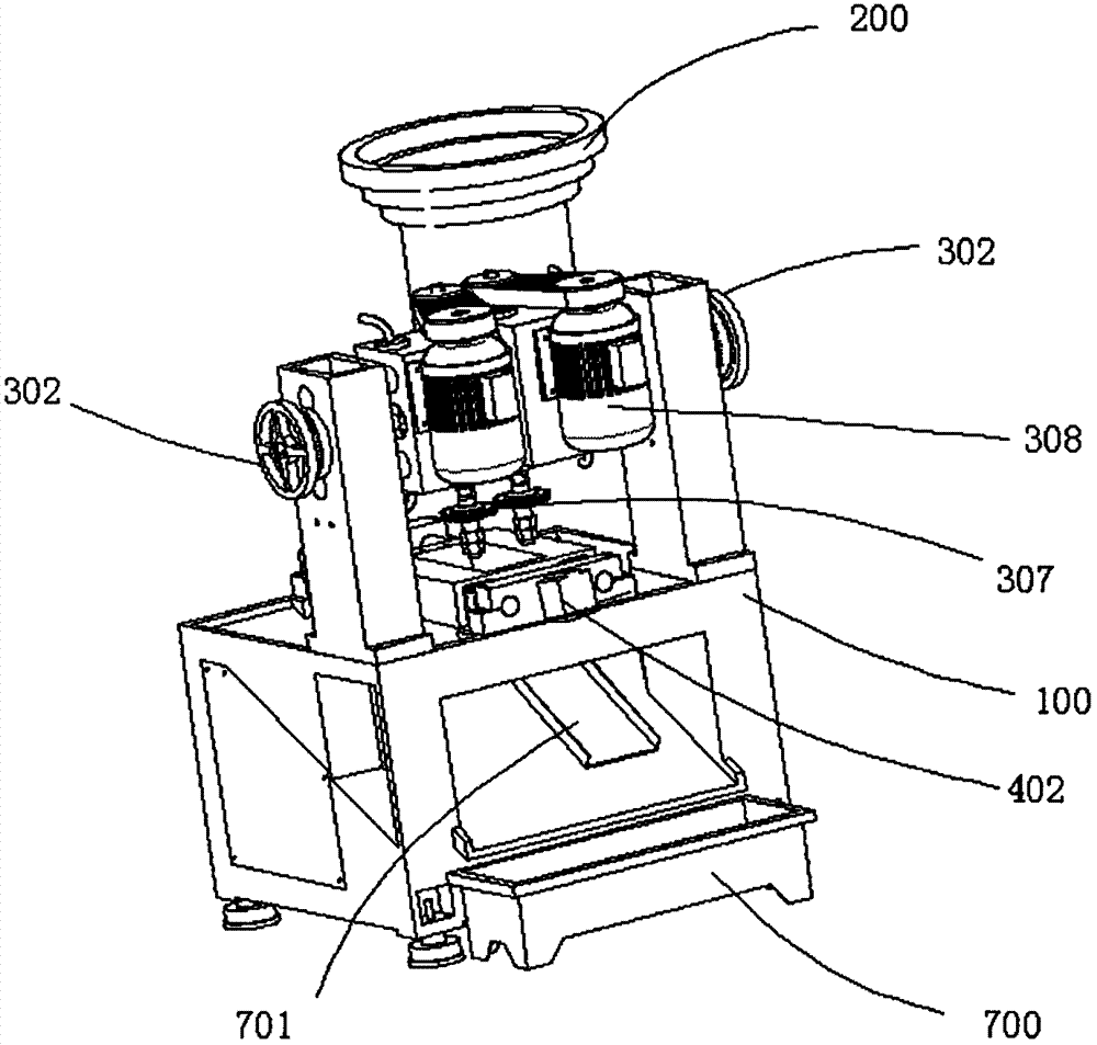 Lock cylinder post-machining device