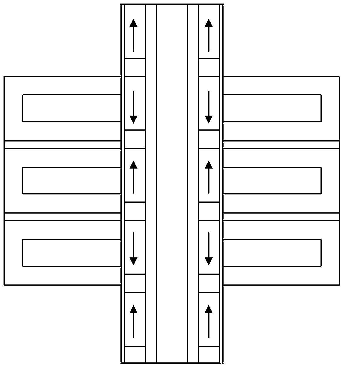 Single-phase cylindrical linear oscillation motor