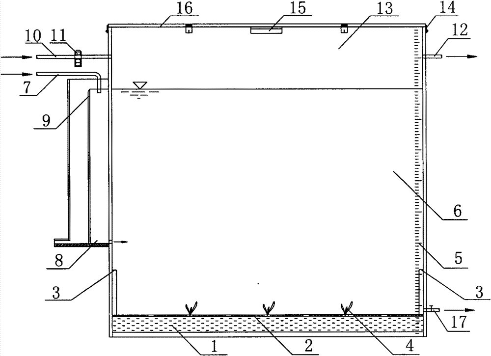 Method for testing influence of different carbon dioxide concentrations on growth of submerged plants