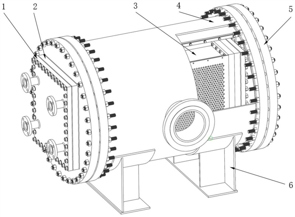 Detachable finned tube heat exchanger