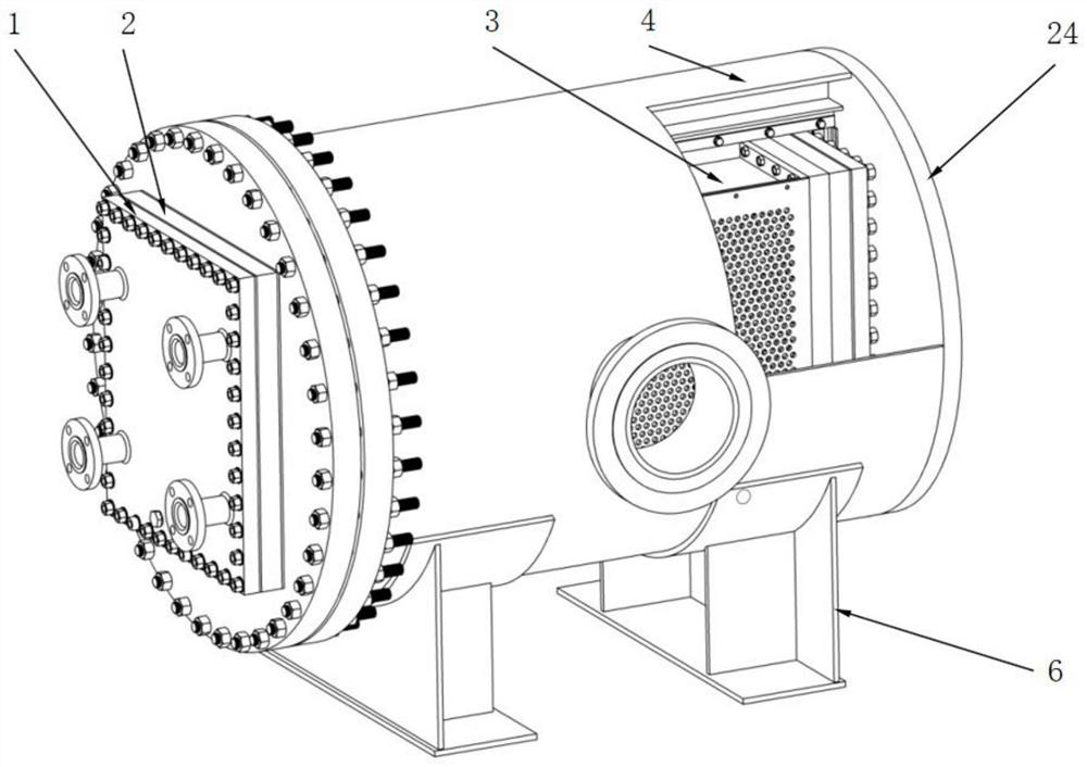 Detachable finned tube heat exchanger