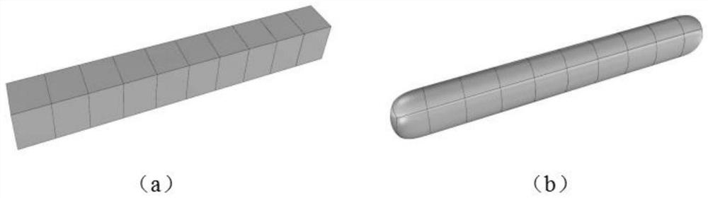 Aircraft skin seamless forming method and device based on T spline