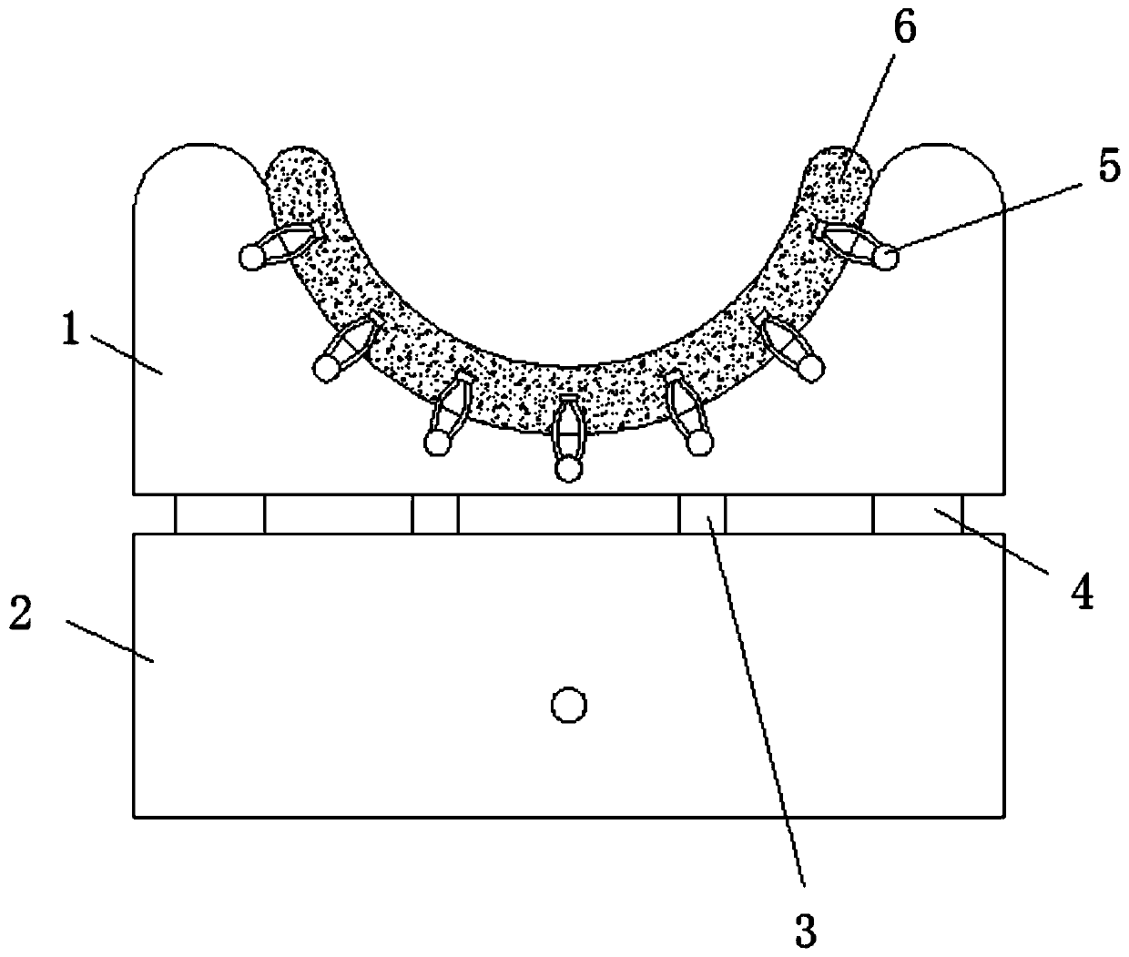 Convenient and fast dressing change device for orthopedics