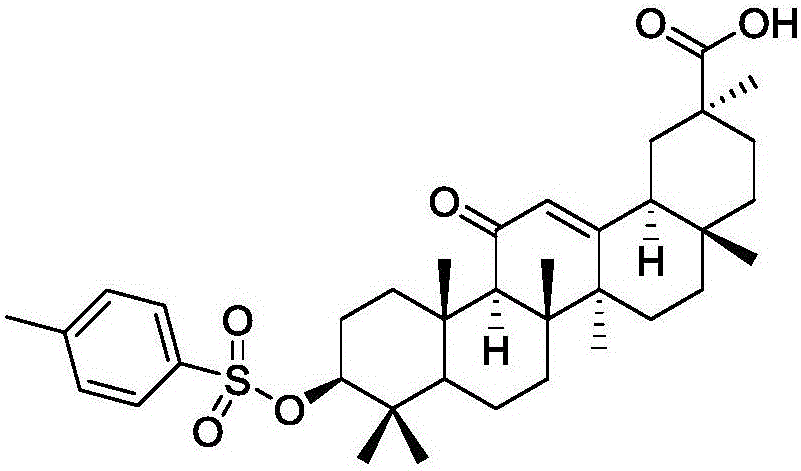 Preparation method and intermediate of stearyl glycyrrhetinate