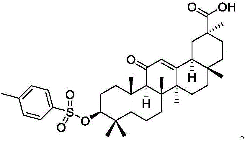 Preparation method and intermediate of stearyl glycyrrhetinate