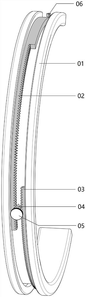 Open mask wearing device