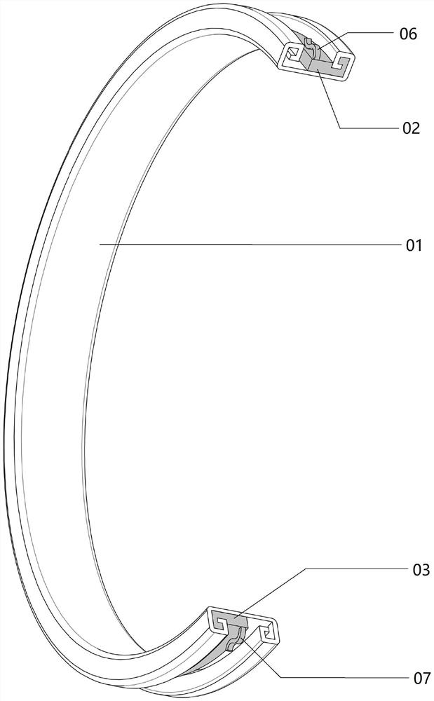 Open mask wearing device