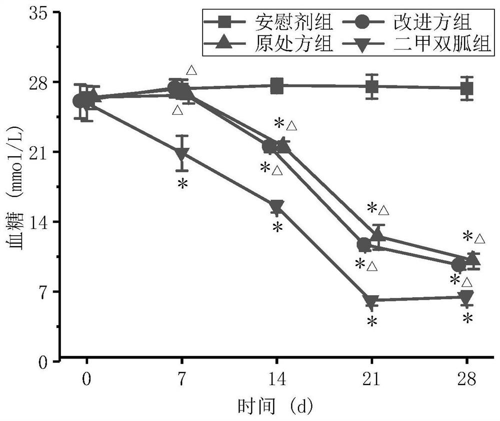 Traditional Chinese medicine composition for treating type II diabetes mellitus and preparation method of traditional Chinese medicine composition