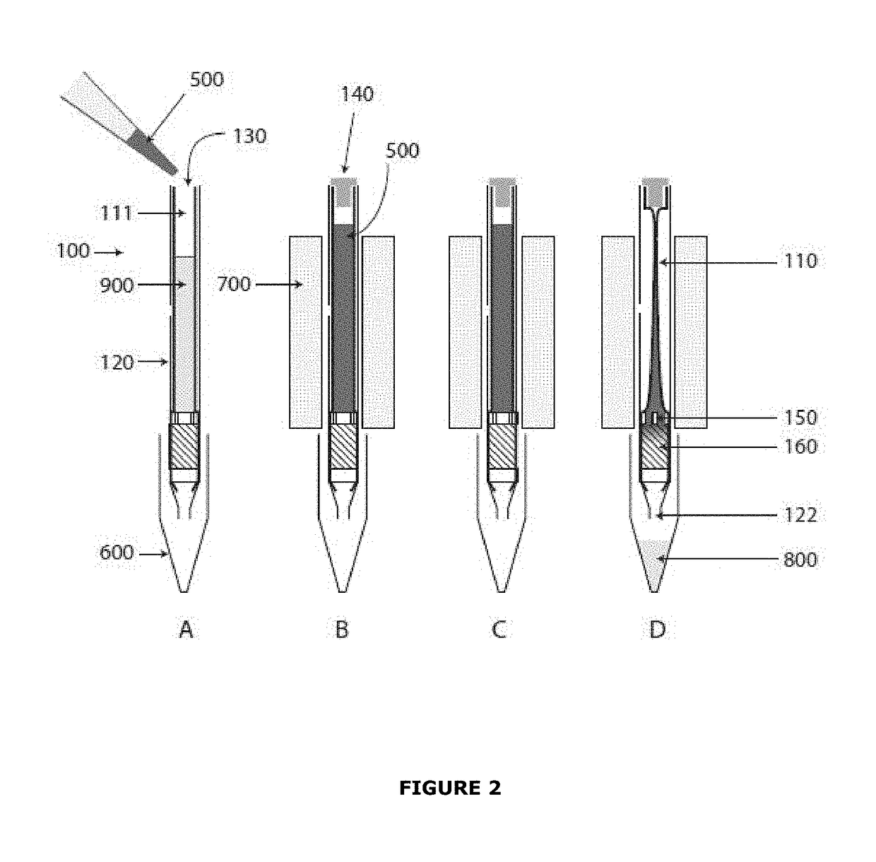 Method and device for preparing and extracting a biomolecule