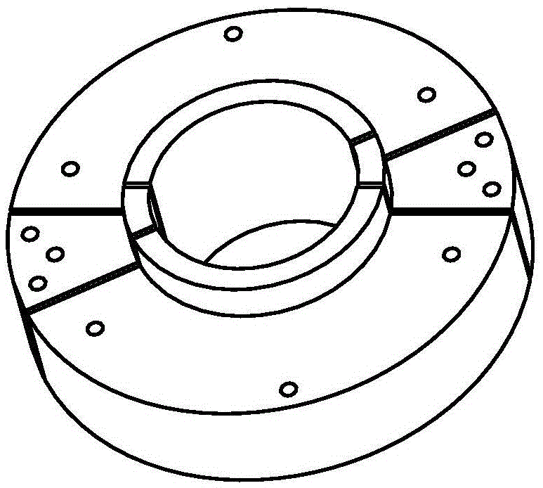 Frameless optical fiber ring demoulding frame and demoulding method