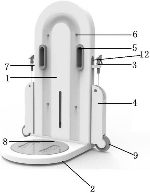 Whole-body spraying disinfection equipment