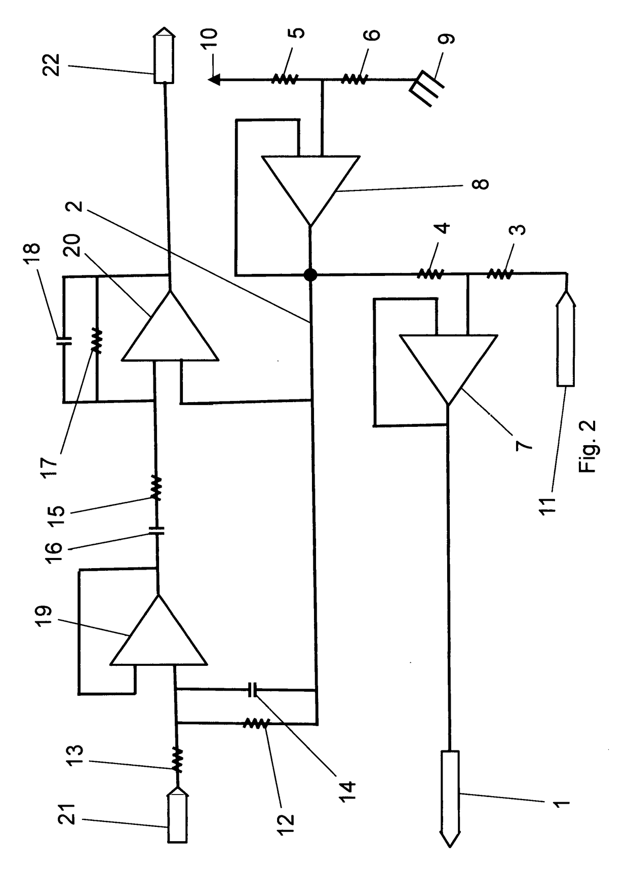 Sensing Circuit with Cascaded Reference