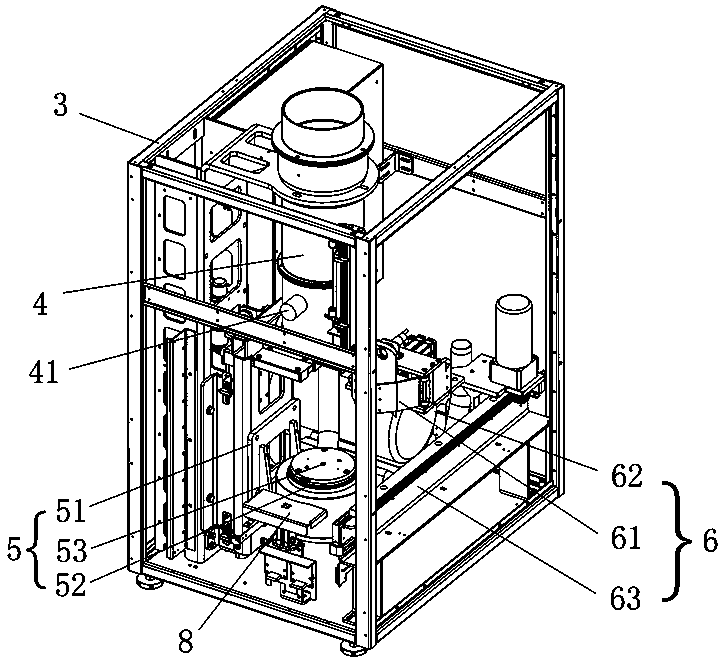 An automatic sending and receiving device for material pneumatic conveying system