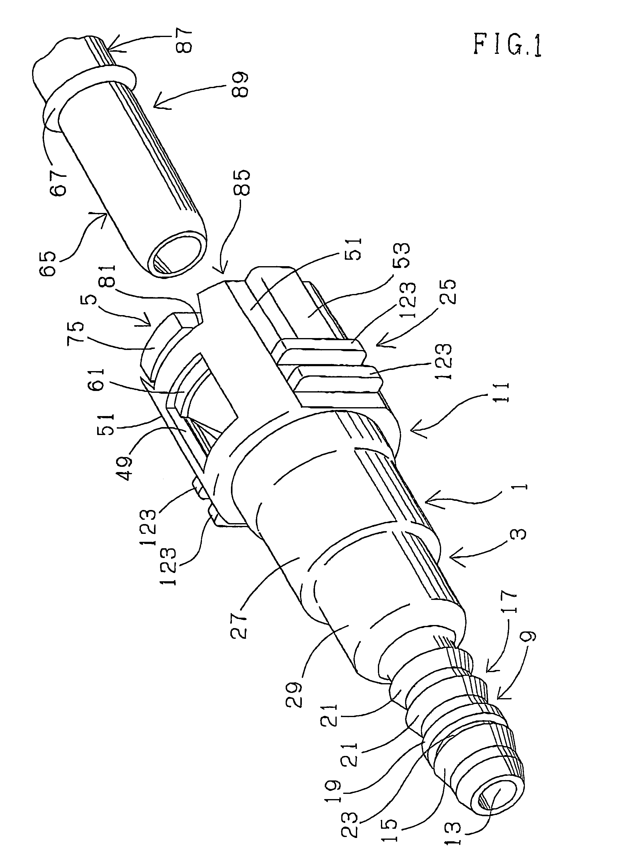 Connection verifying device and connection verifying structure for a pipe and a connector