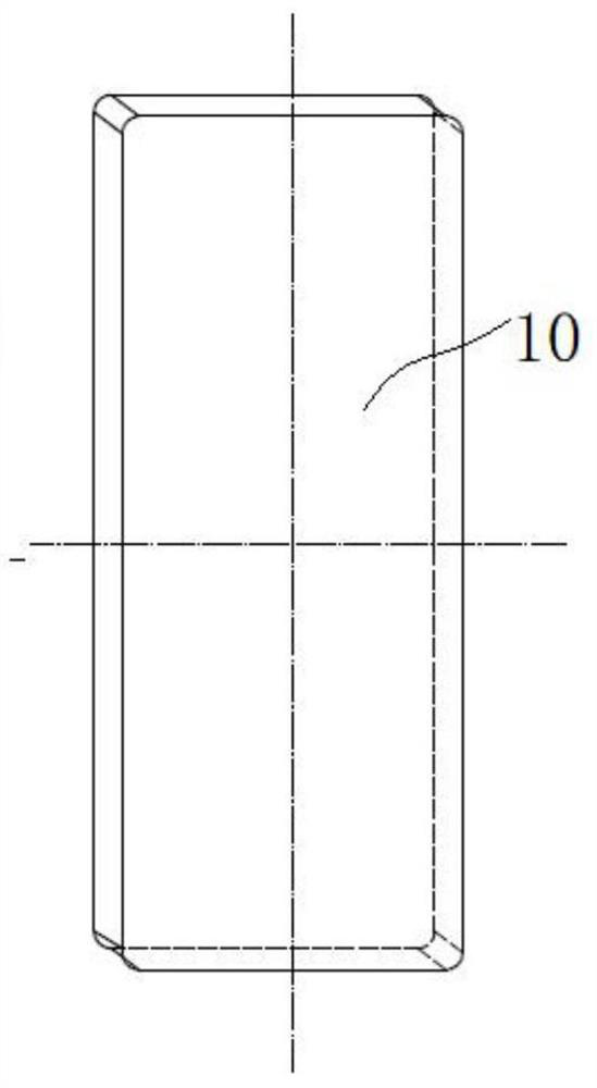 Connecting copper plate for crimping main branch cable conductor in pre-branch cable processing process