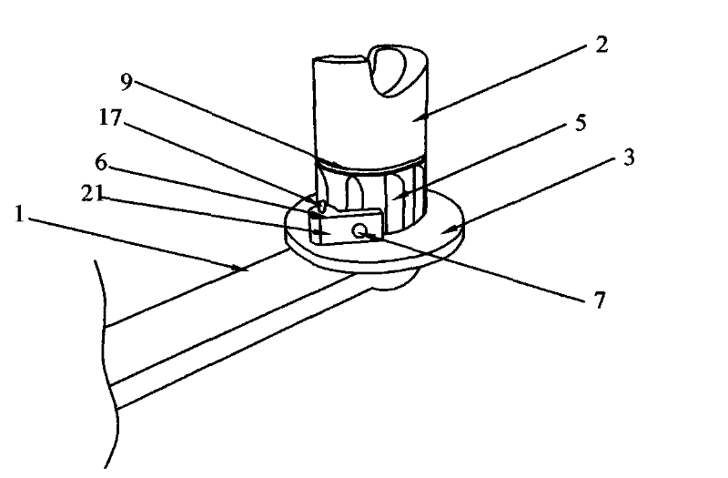 Disengaging safety handle