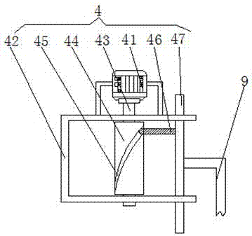 Feeding device for cattle and sheep breeding