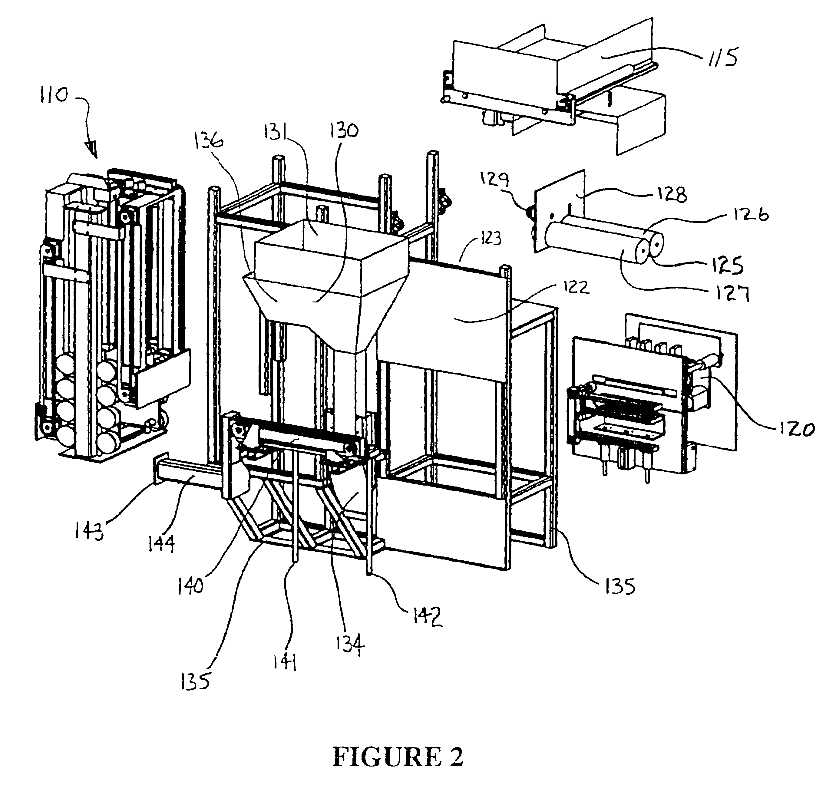 Bag filling apparatus for bagging particulate matter