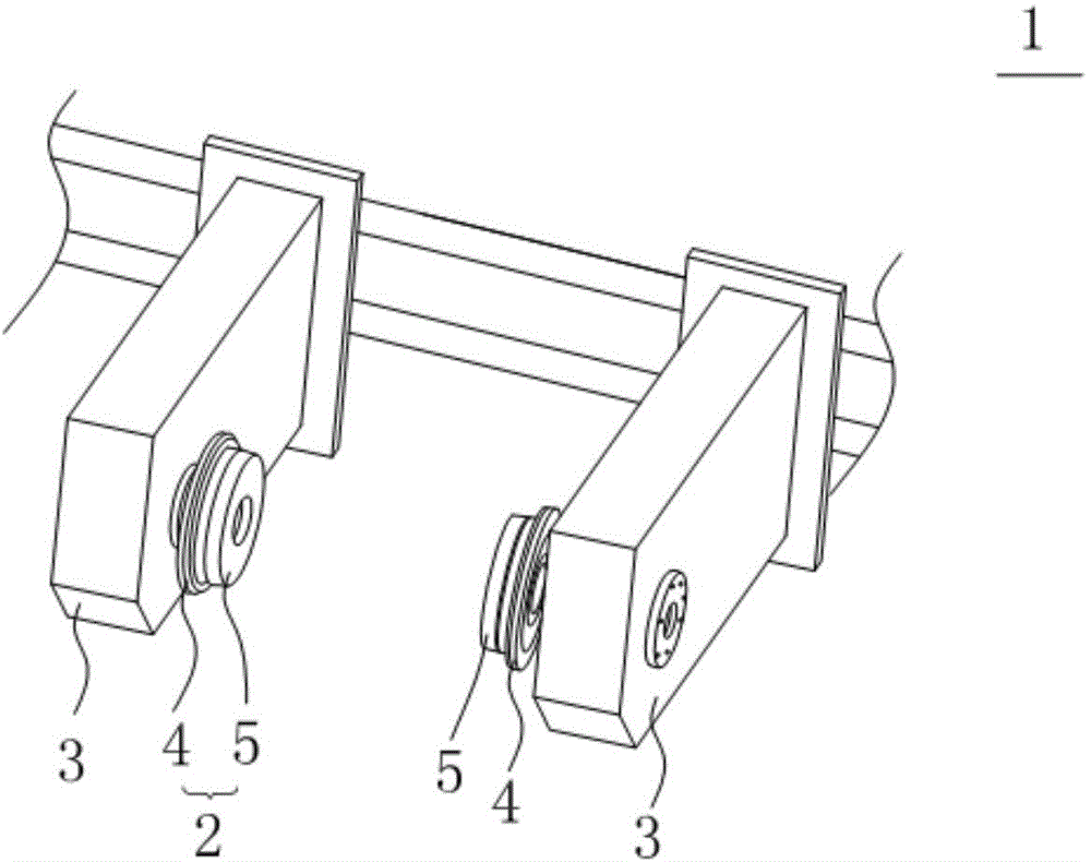 Clamping device and winding and unwinding device