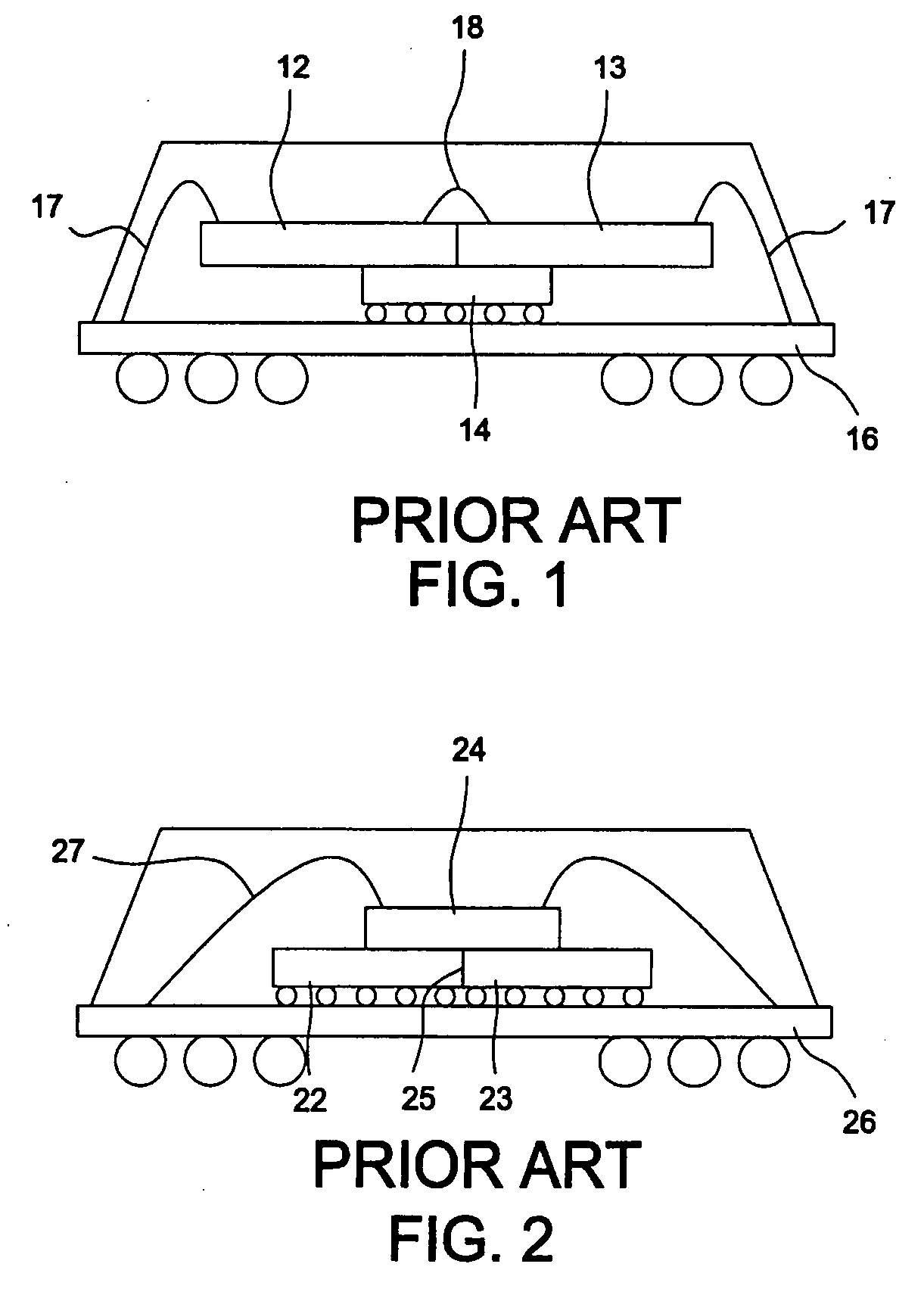 Multi-chips stacked package