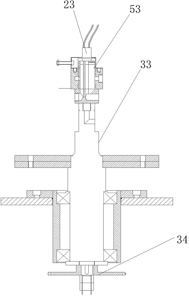 A 16-station air filter PU cover curing rotary table device