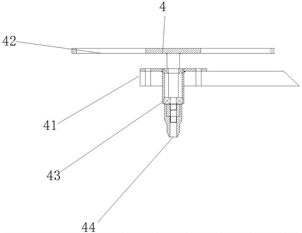 A 16-station air filter PU cover curing rotary table device