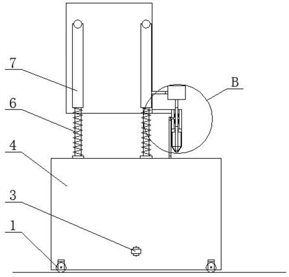 An adaptive spreading vehicle and spreading method